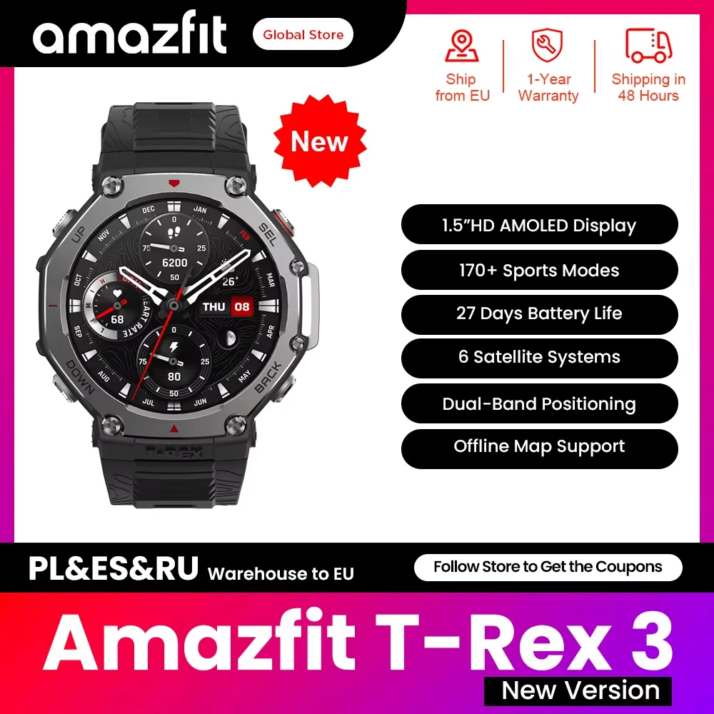 Amazfit T-Rex 3
