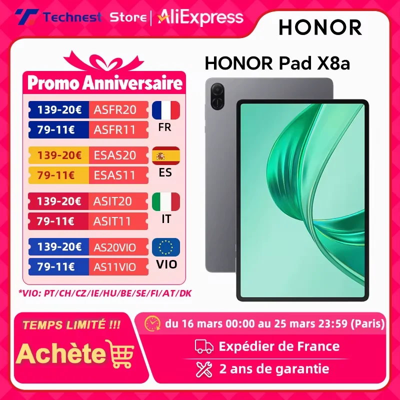 Honor Pad X8a