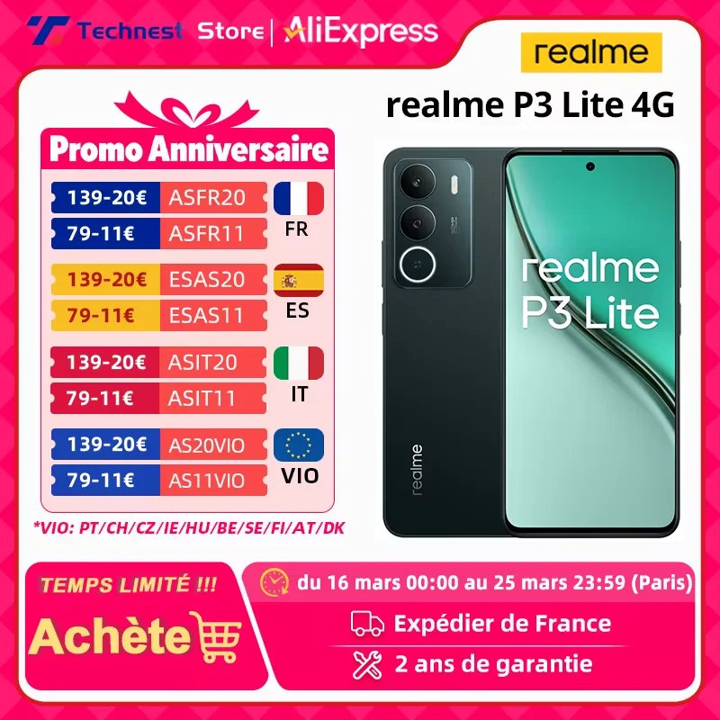 Realme P3 lite
