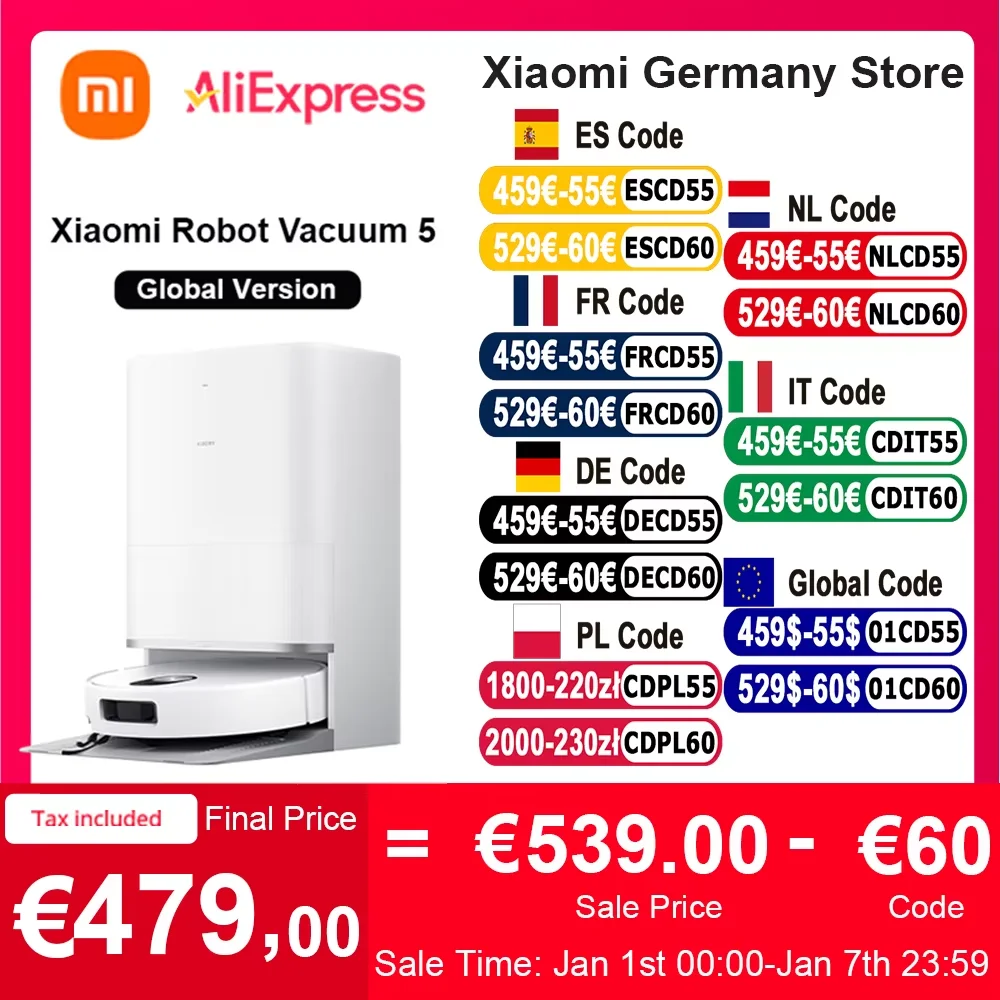 Xiaomi Robot Vacuum 5